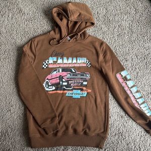GM Motors Chevy Camaro Hoodie - Extra Small - Brown